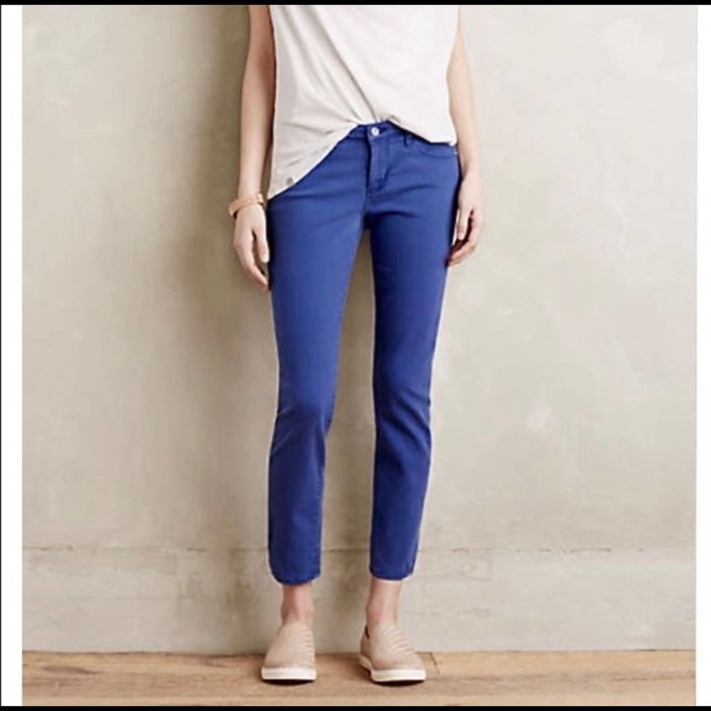 AG Jeans Adriano Goldschmied The Stevie Ankle Slim Straight Anthropologie 25 - Picture 1 of 8